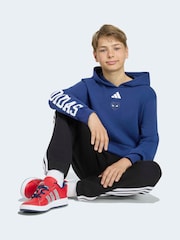 adidas Blue Marvel Spider-Man Hoodie - Image 3 of 6
