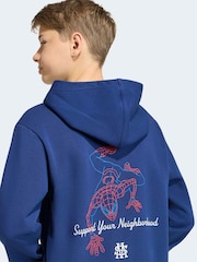 adidas Blue Marvel Spider-Man Hoodie - Image 5 of 6