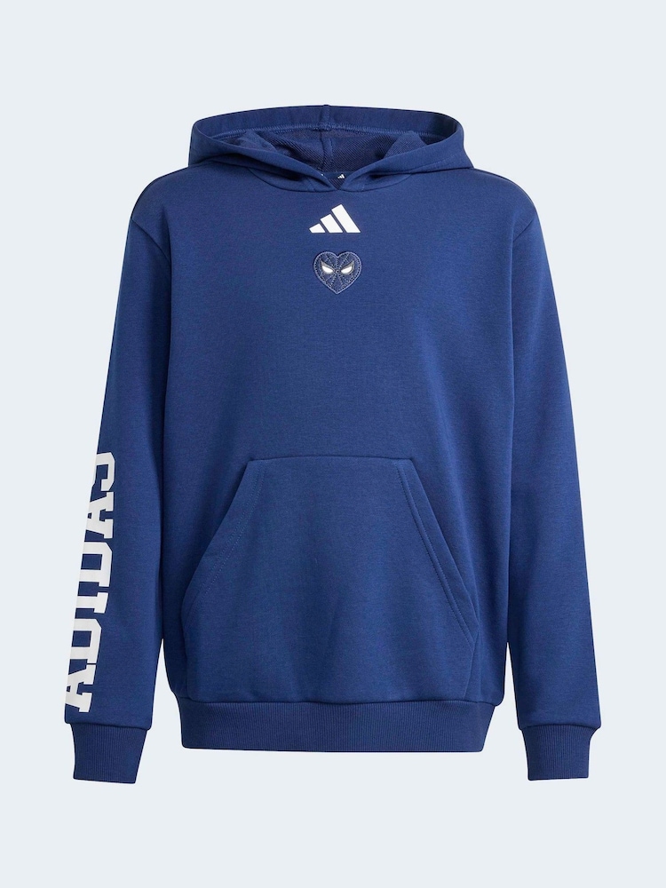adidas Blue Marvel Spider-Man Hoodie - Image 6 of 6