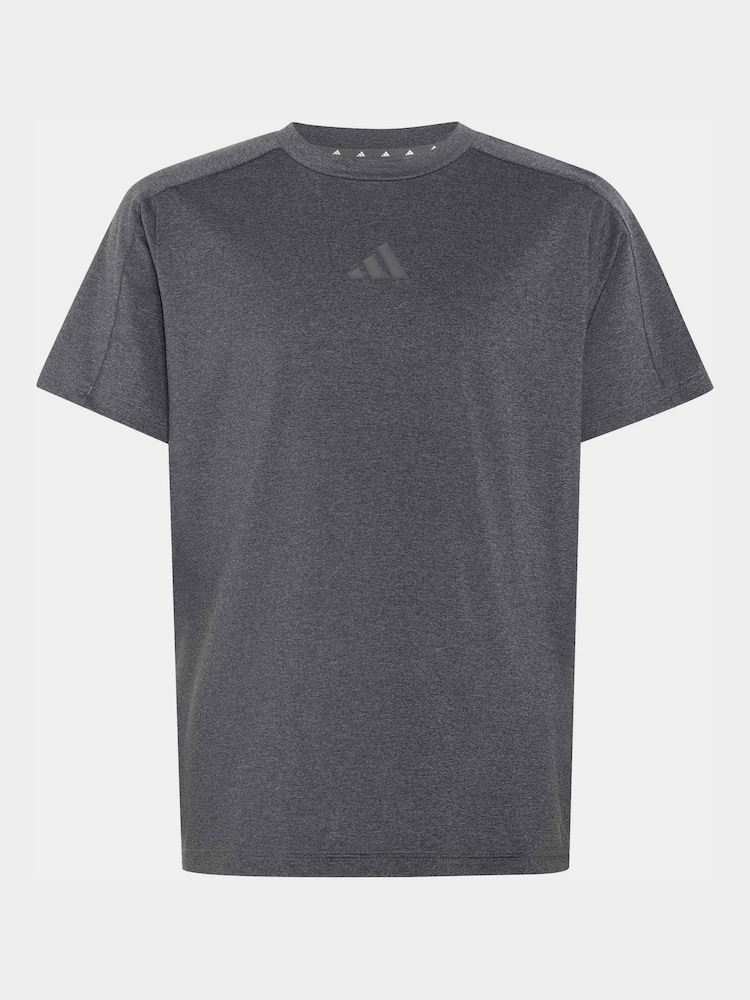 adidas Black Sport Icons Melange T-Shirt - Image 1 of 5