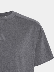 adidas Black Sport Icons Melange T-Shirt - Image 4 of 5