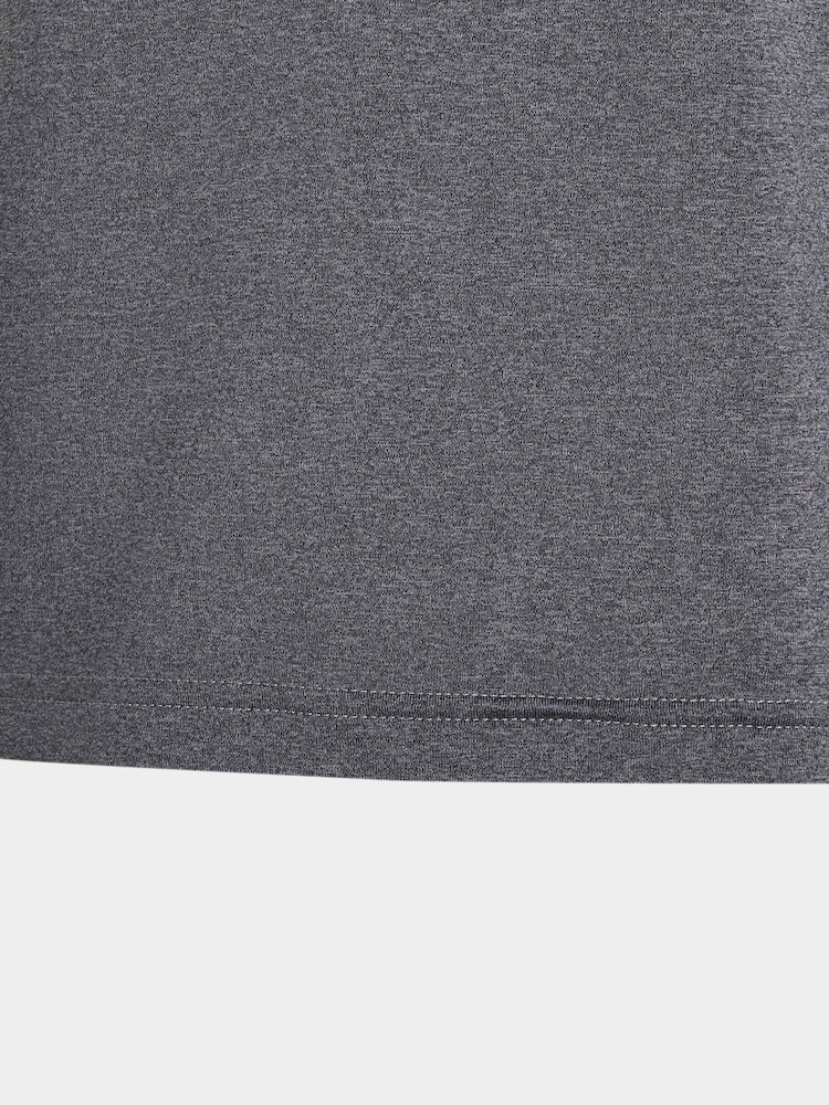 adidas Black Sport Icons Melange T-Shirt - Image 5 of 5