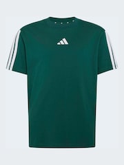 adidas Green/White Essentials Kids T-Shirt - Image 1 of 5