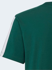 adidas Green/White Essentials Kids T-Shirt - Image 5 of 5