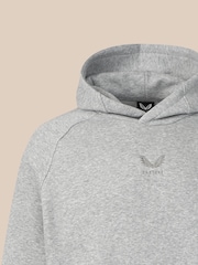 Castore Grey Cotton Fleece Hoodie - Image 3 of 4