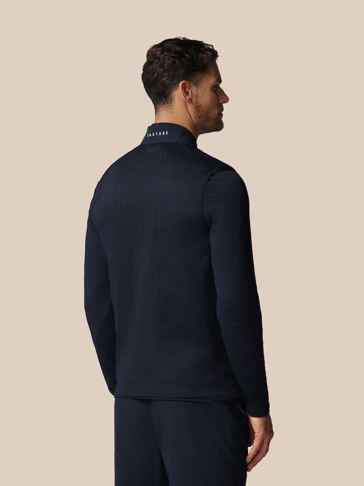 Castore Blue Hybrid Gilet - Image 2 of 8 Castore Blue Hybrid Gilet - Image 2 of 8