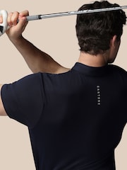 Zils - Castore Essential īsroku golfa polo krekls - Attēls 6 no 8