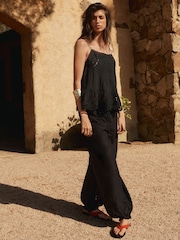 BRODERIE BALLOON PULL ON TROUSERS - Bild 1 von 5