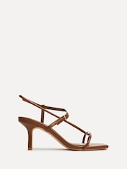 Linzi Brown Immersed Toe Post Heeled Sandals - Image 2 of 5