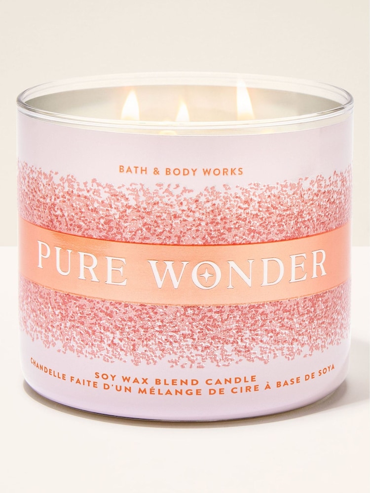 Bath & Body Works Pure Wonder 3 Wick Candle 411g - Image 1 of 1 Bath & Body Works Pure Wonder 3 Wick Candle 411g - Image 1 of 1