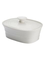 Sophie Conran White Porcelain Covered Butter Dish - Image 2 of 6