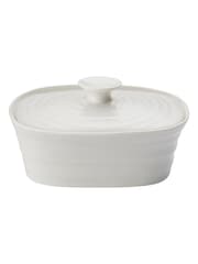 Sophie Conran White Porcelain Covered Butter Dish - Image 4 of 6