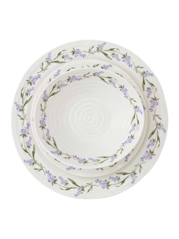 Sophie Conran 12 Piece White Lavandula Dinner Set - Image 2 of 7