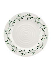 Sophie Conran Set of 4 White Mistletoe Dinner Plates - Image 4 of 4