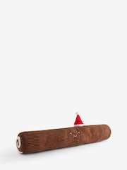 Brown Christmas Yule Log Draught Excluder - Image 1 of 1