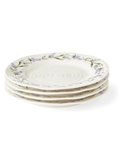 Sophie Conran Set of 4 White Lavandula Side Plates - Image 1 of 4