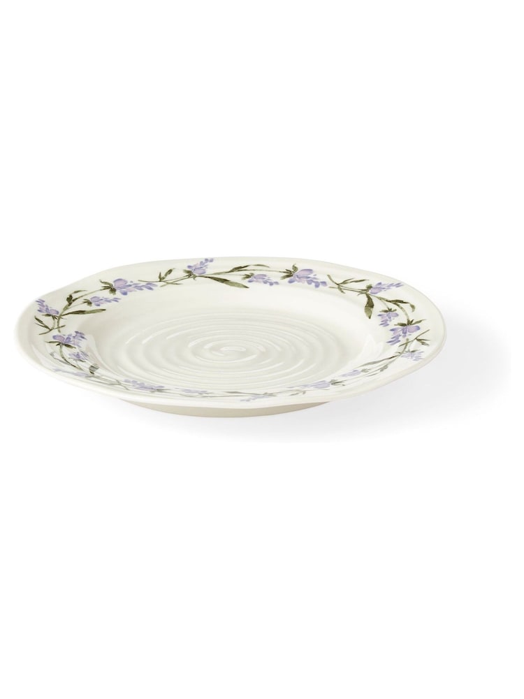 Sophie Conran Set of 4 White Lavandula Side Plates - Image 2 of 4
