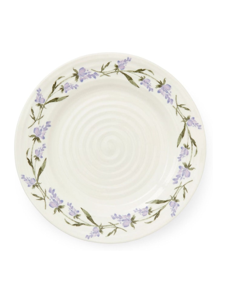 Sophie Conran Set of 4 White Lavandula Side Plates - Image 4 of 4