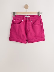 Hot Pink Denim Shorts - Image 5 of 7