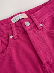 Hot Pink Denim Shorts - Image 6 of 7