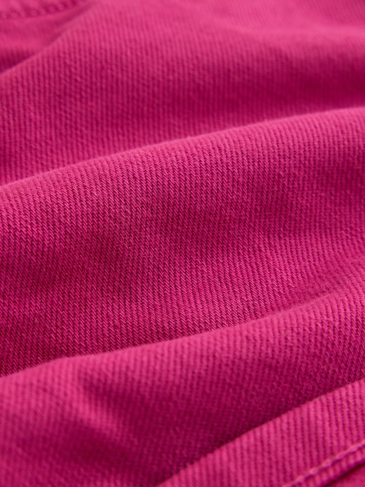 Hot Pink Denim Shorts - Image 7 of 7 Hot Pink Denim Shorts - Image 7 of 7