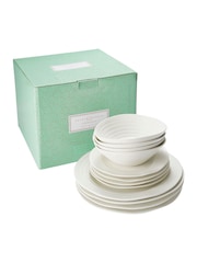 Sophie Conran 12 Piece White Porcelain Dinnerware Set - Image 1 of 5