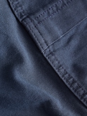 Navy Lightweight Denim Utility Wide Crop Jeans - Image 9 of 9
