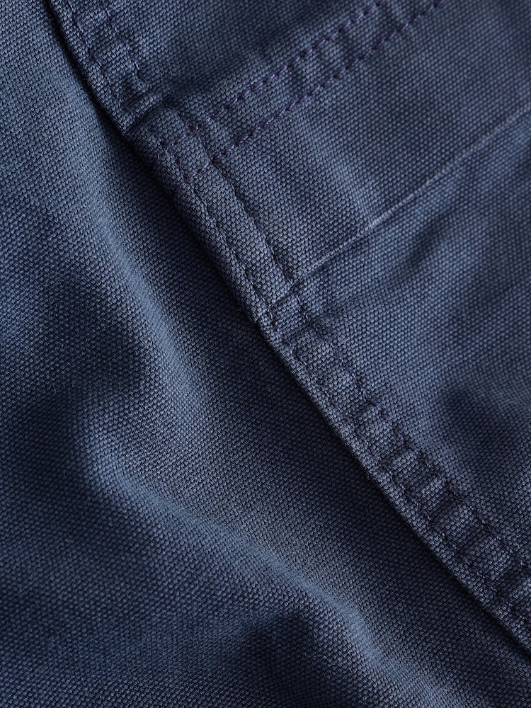 Navy Lightweight Denim Utility Wide Crop Jeans - Image 9 of 9 Navy Lightweight Denim Utility Wide Crop Jeans - Image 9 of 9