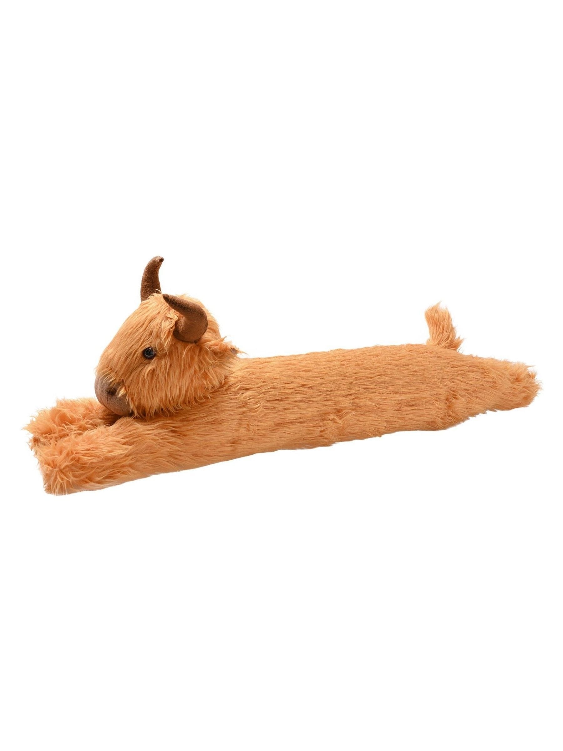Country Living Unisex Brown Highland Cow Draught Excluder - Image 1