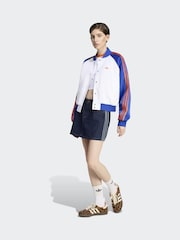 adidas Originals 3-Stripes Maong Mini Skirt - Larawan 4 ng 7