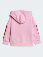 adidas Pink 3 Stripe Tracksuit - Image 3 of 7