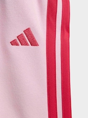 adidas Pink 3 Stripe Tracksuit - Image 7 of 7