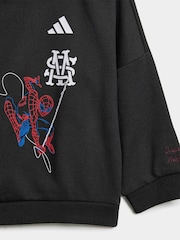 adidas Black Marvel Spider-Man Joggers Set - Image 7 of 8