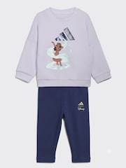 adidas Purple Infant Disney Moana Joggers Set - Image 1 of 8