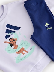 adidas Purple Infant Disney Moana Sweat Top and Joggers Set - Image 10 of 11