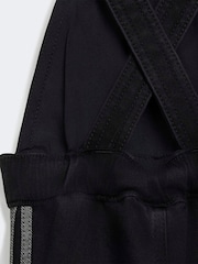 adidas Originals Black Denim Short Dungarees - Image 4 of 4