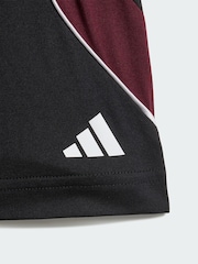 adidas Burgundy Red Junior Boys Knitted Joggers - Image 6 of 6