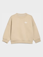 adidas Originals Brown Crew Neck Joggers Set - Image 2 of 7