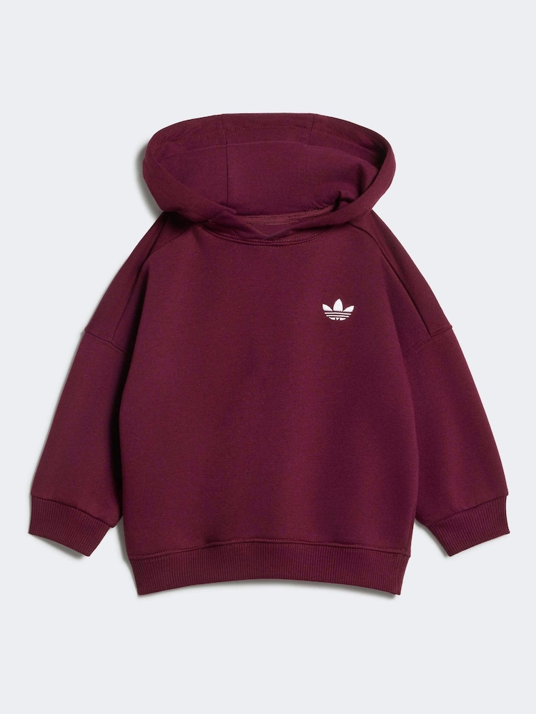 adidas Originals Red Hoodie Jogger Set - Image 2 of 7 adidas Originals Red Hoodie Jogger Set - Image 2 of 7