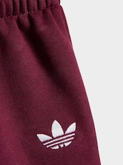 adidas Originals Red Hoodie Jogger Set - Image 6 of 7