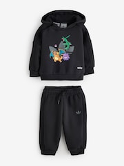 adidas Originals Black Pokemon Graphic Tracksuit - Image 1 of 4