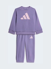 adidas Purple Logo Tracksuit - Image 1 of 7