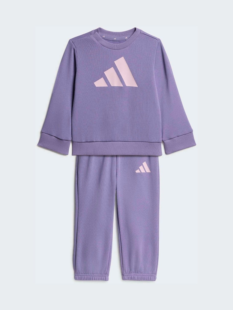 adidas Purple Logo Tracksuit - Image 1 of 7