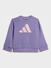 adidas Purple Logo Tracksuit - Image 2 of 7