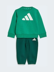 adidas Green 240 Sweat Top and Joggers Set - Image 1 of 7