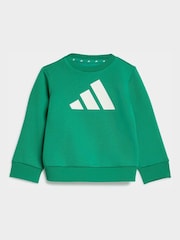 adidas Green 240 Sweat Top and Joggers Set - Image 2 of 7