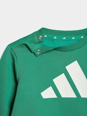 adidas Green 240 Sweat Top and Joggers Set - Image 5 of 7