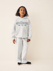 Grey Slogan Hoodie (3-16yrs) - Image 2 of 4