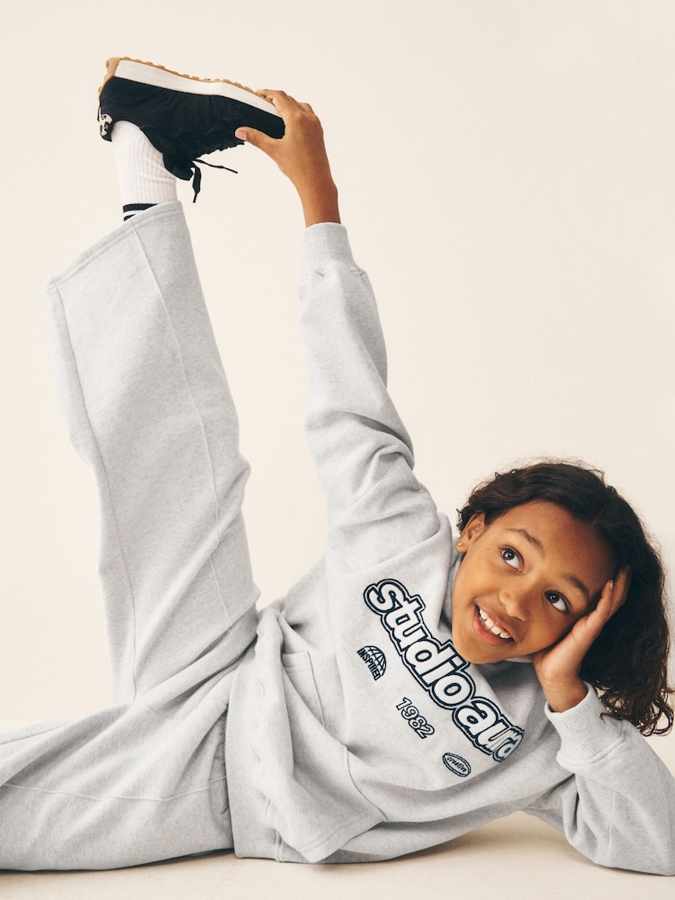 Grey Slogan Hoodie (3-16yrs) - Image 4 of 4 Grey Slogan Hoodie (3-16yrs) - Image 4 of 4