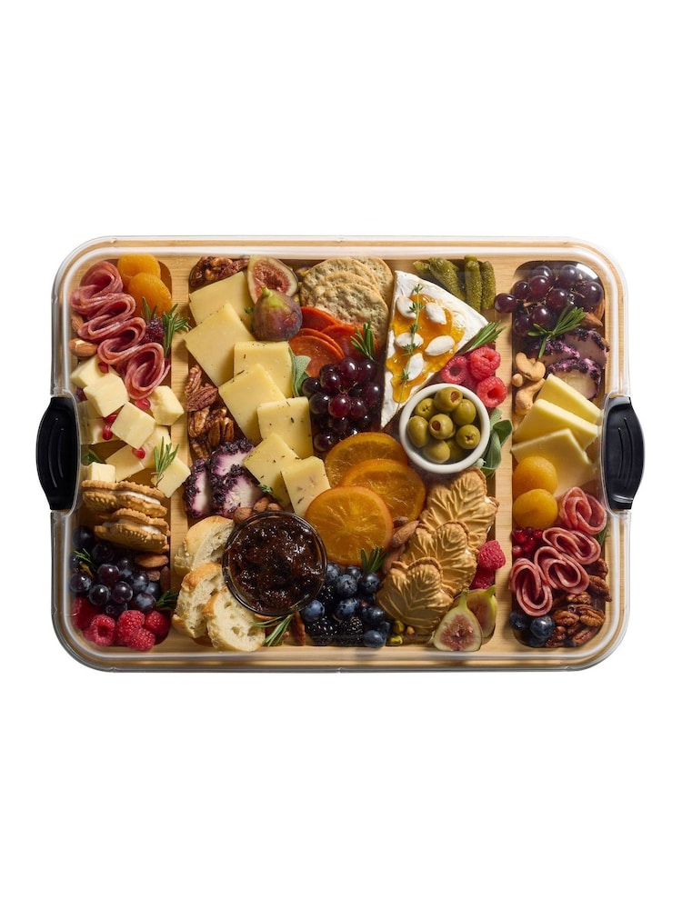 Farberware Wood Build-a-Board Bamboo Rectangular Board - Image 2 of 6 Farberware Wood Build-a-Board Bamboo Rectangular Board - Image 2 of 6